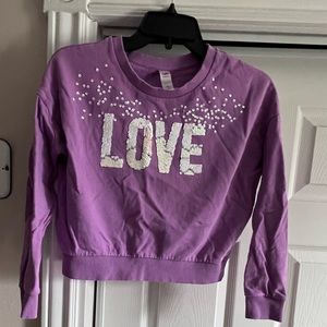 Justice knit sweater